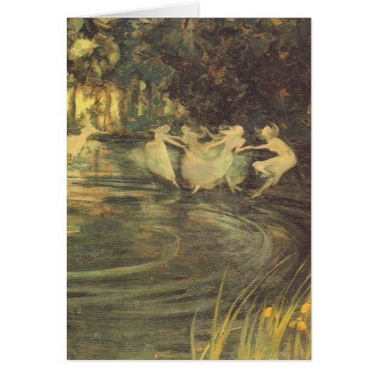 妖精たちがアーサー・ブラックによって舞うヴィンテージ・フェアリー・ダンス (正面)