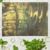 妖精たちがアーサー・ブラックによって舞うヴィンテージ・フェアリー・ダンス キッチンタオル (折り畳み)