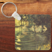 妖精たちがアーサー・ブラックによって舞うヴィンテージ・フェアリー・ダンス キーホルダー (正面)