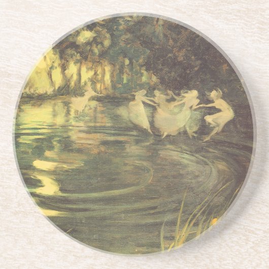 妖精たちがアーサー・ブラックによって舞うヴィンテージ・フェアリー・ダンス コースター (正面)