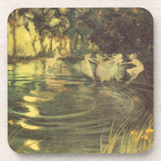 妖精たちがアーサー・ブラックによって舞うヴィンテージ・フェアリー・ダンス コースター (正面)