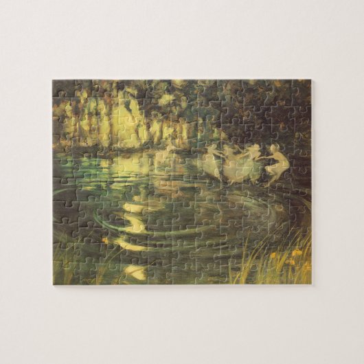 妖精たちがアーサー・ブラックによって舞うヴィンテージ・フェアリー・ダンス ジグソーパズル (横)