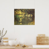 妖精たちがアーサー・ブラックによって舞うヴィンテージ・フェアリー・ダンス ポスター (キッチン)