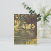 妖精たちがアーサー・ブラックによって舞うヴィンテージ・フェアリー・ダンス ポストカード (スタンド正面)