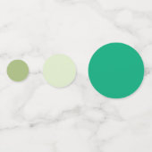 妖精たちが緑の紙鉢を身に着けて コンフェッティ (正面)