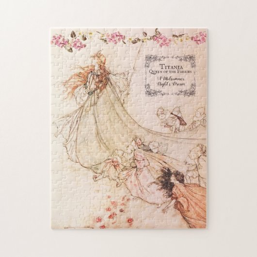 妖精たちのティターニア·クイーン/夏の夜の夢 ジグソーパズル (縦)