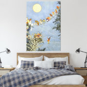 「妖精たちの誕生日」by Heath Robinson キャンバスプリント (インサイチュ (寝室))