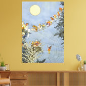 「妖精たちの誕生日」by Heath Robinson キャンバスプリント (インサイチュ (リビング))