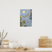 「妖精たちの誕生日」by Heath Robinson ポスター (キッチン)