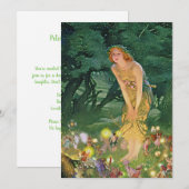 妖精たちの黄昏 招待状 (正面/裏面)