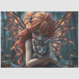 妖精とその猫 薄葉紙