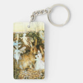 妖精とウサギ キーホルダー (裏面)