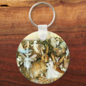 妖精とウサギ キーホルダー (正面)