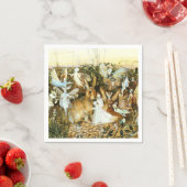 妖精とウサギ スタンダードカクテルナプキン (インサイチュ)