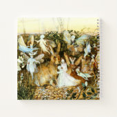 妖精とウサギ ノートブック (裏面)