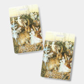 妖精とウサギ バッジ (正面＆裏面)