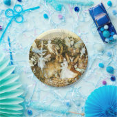 妖精とウサギ ペーパープレート (パーティー)