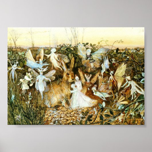 妖精とウサギ ポスター (正面)