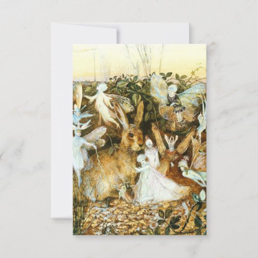 妖精とウサギ 出欠カード (正面)