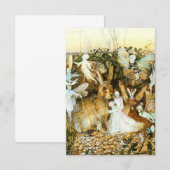 妖精とウサギ 出欠カード (正面/裏面)