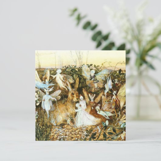 妖精とウサギ 招待状 (スタンド正面)