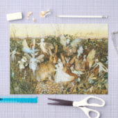 妖精とウサギ 薄葉紙 (クラフト)