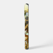 妖精とウサギ iPhone 15ケース (左側面)