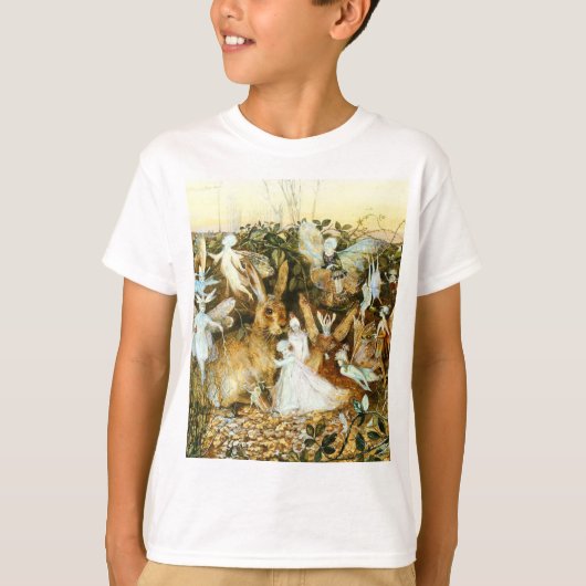 妖精とウサギ Tシャツ (正面)