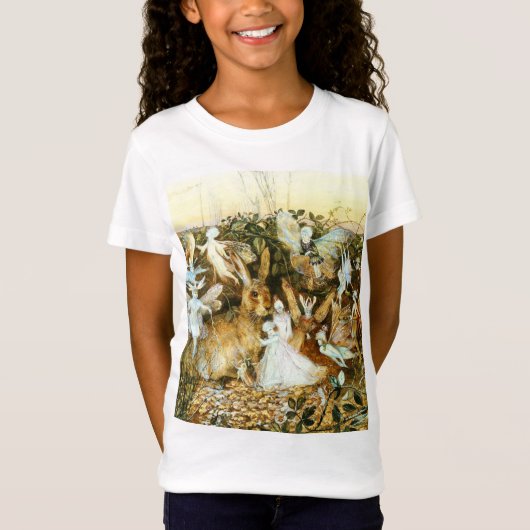 妖精とウサギ Tシャツ (正面)