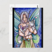 妖精とウルフカッブのはがき ポストカード (正面/裏面)