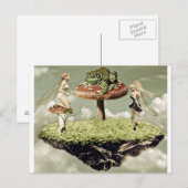 妖精とカエル王子はがき ポストカード (正面/裏面)