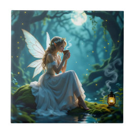 妖精とコーヒーに魅了された森 タイル