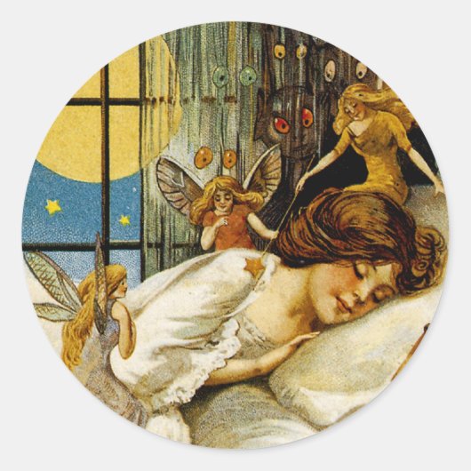 妖精とゴブリン ラウンドシール (正面)