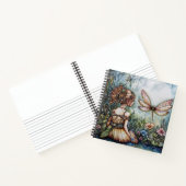 妖精とドラゴンフライHBノート/スケッチ本 ノートブック (内部)