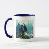 妖精とドラゴン マグカップ (左)