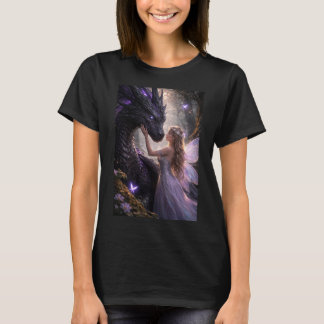 妖精とドラゴン Tシャツ