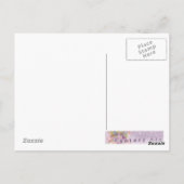 妖精とヒマワリファンタジー妖精の国アート ポストカード (裏面)