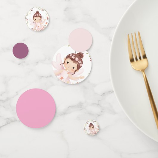 妖精とピンクテーブル紙吹雪 コンフェッティ (グループ)