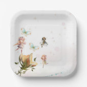 妖精とファンタジー紙プレート ペーパープレート (正面)