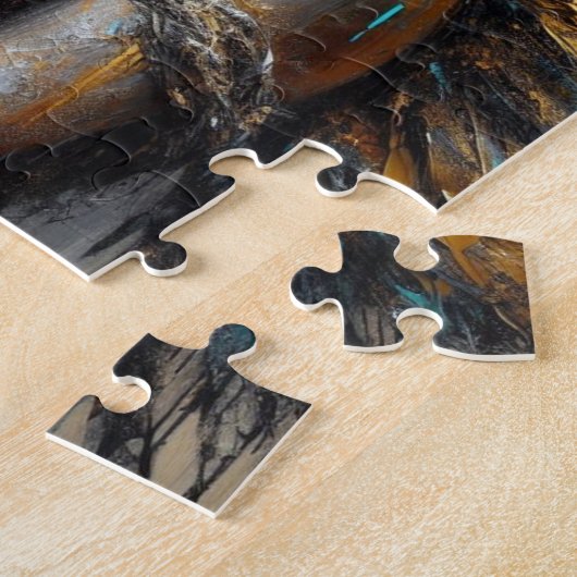 妖精とボストンのテリア犬ピー ジグソーパズル (側面)