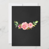 妖精とユニコーン誕生日の招待魔法パーティー 招待状 (裏面)