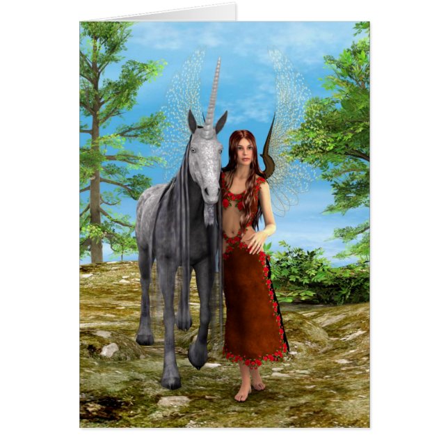 妖精とユニコーン (正面)