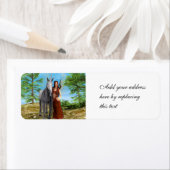 妖精とユニコーン ラベル (インサイチュ)