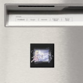 妖精とユニコーンD2デザイン マグネット (インサイチュ (食洗機))