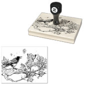 妖精とレイヴンの会話 ラバースタンプ (押印)