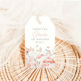 妖精とワイルドフラワーズ誕生日 ギフトタグ