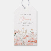 妖精とワイルドフラワーズ誕生日 ギフトタグ (正面)