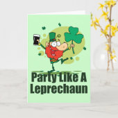 妖精と一緒にパーティーしよう カード (黄色い花)