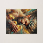 妖精と彼のバフ・チックス ジグソーパズル (横)