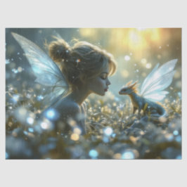 妖精と彼女のペットの竜 薄葉紙